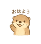 貝大好きラッコちゃん（個別スタンプ：10）