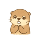 貝大好きラッコちゃん（個別スタンプ：15）