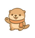 貝大好きラッコちゃん（個別スタンプ：20）