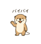 貝大好きラッコちゃん（個別スタンプ：25）