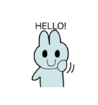 LIGHT BLUE BUNNY（個別スタンプ：1）