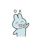LIGHT BLUE BUNNY（個別スタンプ：3）