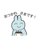LIGHT BLUE BUNNY（個別スタンプ：4）