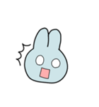 LIGHT BLUE BUNNY（個別スタンプ：12）