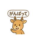 ふわふわ鹿の毎日スタンプ（個別スタンプ：14）