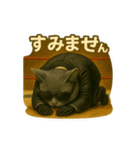 人生はプロレス！会社員猫スタンプ（個別スタンプ：10）