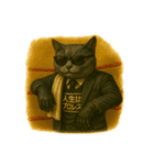 人生はプロレス！会社員猫スタンプ（個別スタンプ：13）
