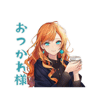 魔女のやさしい敬語スタンプ（個別スタンプ：3）