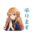 魔女のやさしい敬語スタンプ（個別スタンプ：23）