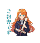 魔女のやさしい敬語スタンプ（個別スタンプ：34）
