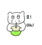 旅人ベベニャン (韓国語 - フランス語)5（個別スタンプ：5）