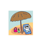 旅人ベベニャン (韓国語 - フランス語)5（個別スタンプ：7）