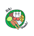 旅人ベベニャン (韓国語 - フランス語)5（個別スタンプ：10）