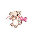 白ヒョウ赤ちゃんスタンプ（個別スタンプ：19）