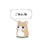 ごめんねハムスターの謝罪スタンプ（個別スタンプ：9）