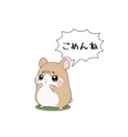 ごめんねハムスターの謝罪スタンプ（個別スタンプ：11）