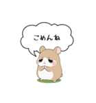 ごめんねハムスターの謝罪スタンプ（個別スタンプ：13）