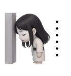 七月半❤️可愛い女鬼❤️あなたの女鬼彼女（個別スタンプ：31）