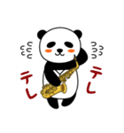 アルトサックス×パンダ（個別スタンプ：30）