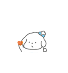 しろいぬちゃん (サッカー2)（個別スタンプ：15）