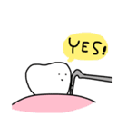 ゆるい歯たちの日常。②（カラフル）（個別スタンプ：17）