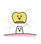 ゆるい歯たちの日常。②（カラフル）（個別スタンプ：27）