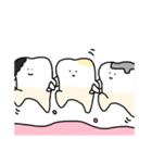 ゆるい歯たちの日常。②（カラフル）（個別スタンプ：33）