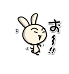 ひとことだけで伝えるうさぎ3（個別スタンプ：7）