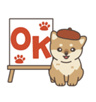 飛びだす♪秋のぽてぽて子柴犬スタンプ（個別スタンプ：12）