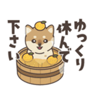 飛びだす♪秋のぽてぽて子柴犬スタンプ（個別スタンプ：16）