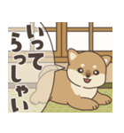 飛びだす♪秋のぽてぽて子柴犬スタンプ（個別スタンプ：21）