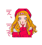 キュートギャルのリアクション語♡（個別スタンプ：7）