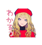 キュートギャルのリアクション語♡（個別スタンプ：9）