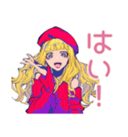 キュートギャルのリアクション語♡（個別スタンプ：11）
