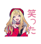 キュートギャルのリアクション語♡（個別スタンプ：16）