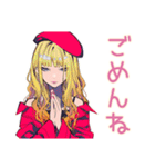 キュートギャルのリアクション語♡（個別スタンプ：24）