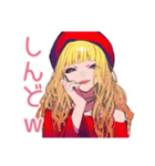 キュートギャルのリアクション語♡（個別スタンプ：27）