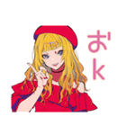 キュートギャルのリアクション語♡（個別スタンプ：30）