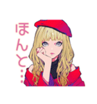 キュートギャルのリアクション語♡（個別スタンプ：35）