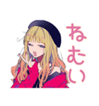 キュートギャルのリアクション語♡（個別スタンプ：37）