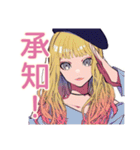 キュートギャルのリアクション語♡（個別スタンプ：40）