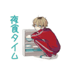 ヤンキーめなジャージ男子★漢飯（個別スタンプ：28）