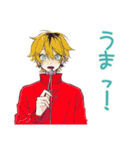 ヤンキーめなジャージ男子★漢飯（個別スタンプ：36）