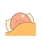きのこ君ぬるぬるサマーMIX3 残暑が厳しい（個別スタンプ：16）