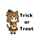 猫娘のゆるかわハロウィンスタンプ（個別スタンプ：2）