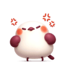 とびだす♡ぽよぽよシマエナガ3D♡（個別スタンプ：14）
