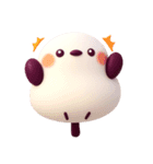 とびだす♡ぽよぽよシマエナガ3D♡（個別スタンプ：23）