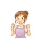 なないろママちゃん⭐️元気な日常（個別スタンプ：24）