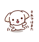 マルチーズ_ずーっと使えるスタンプ（個別スタンプ：8）