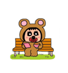 ポポベアの1日ルーティン！（個別スタンプ：30）